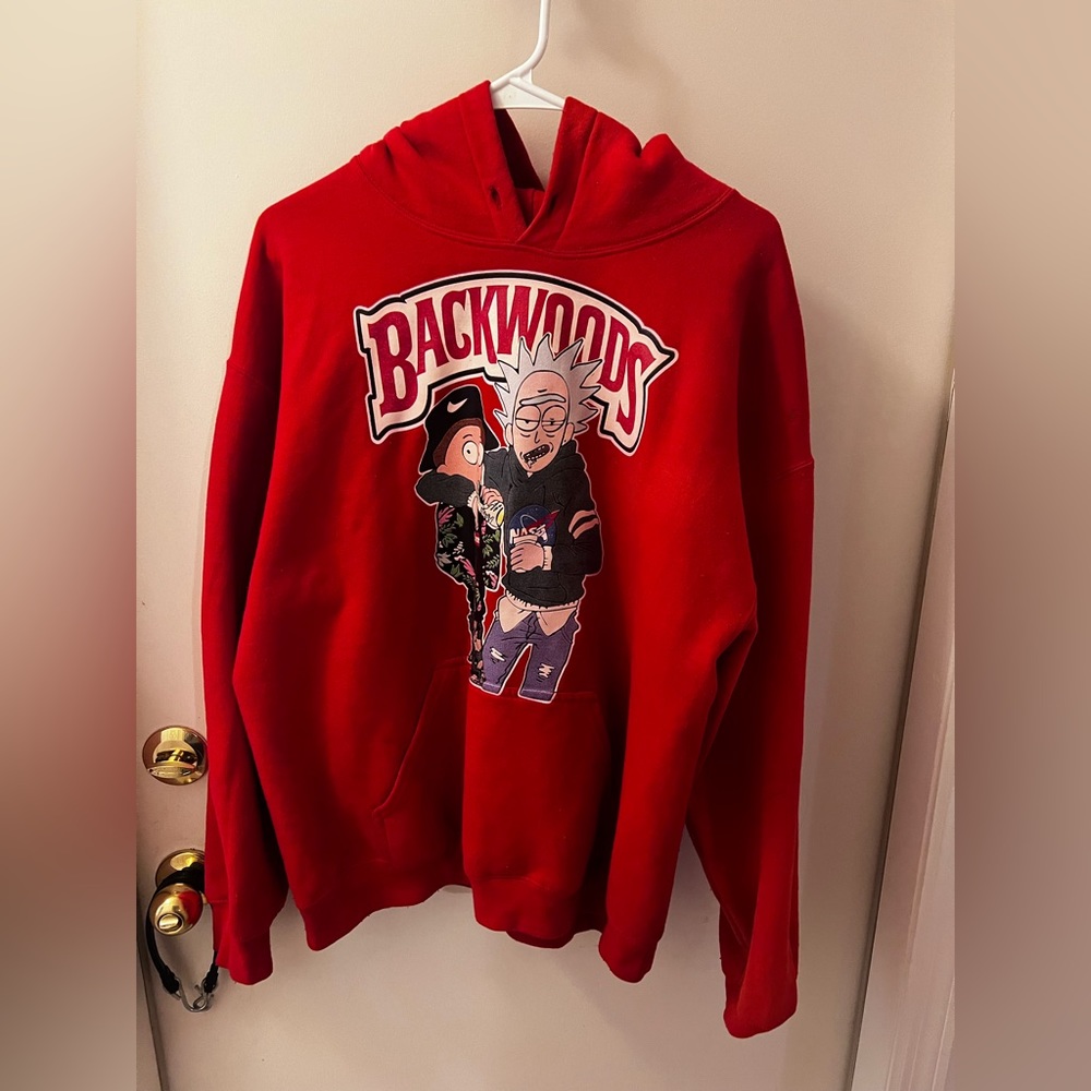 Backwoods rick and morty hoodie